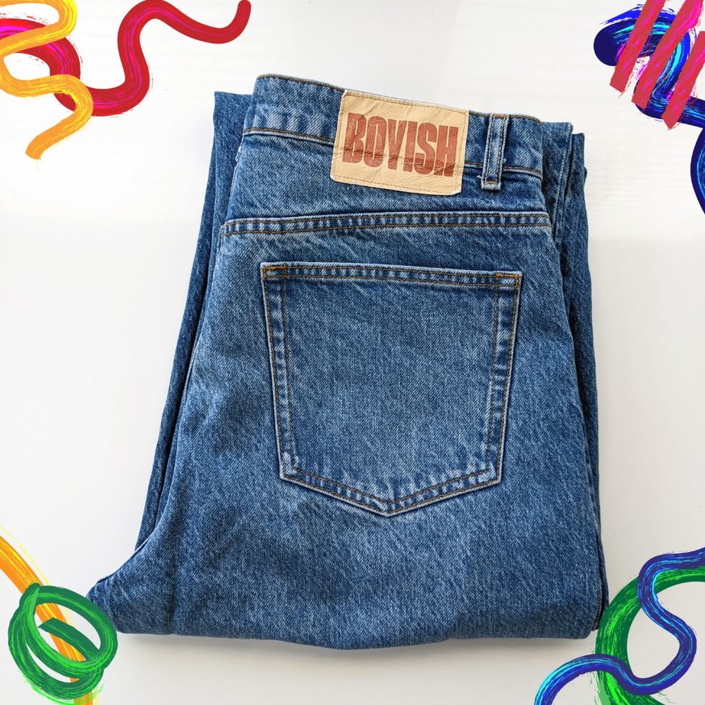 Boyish Blue Straight Leg Jeans